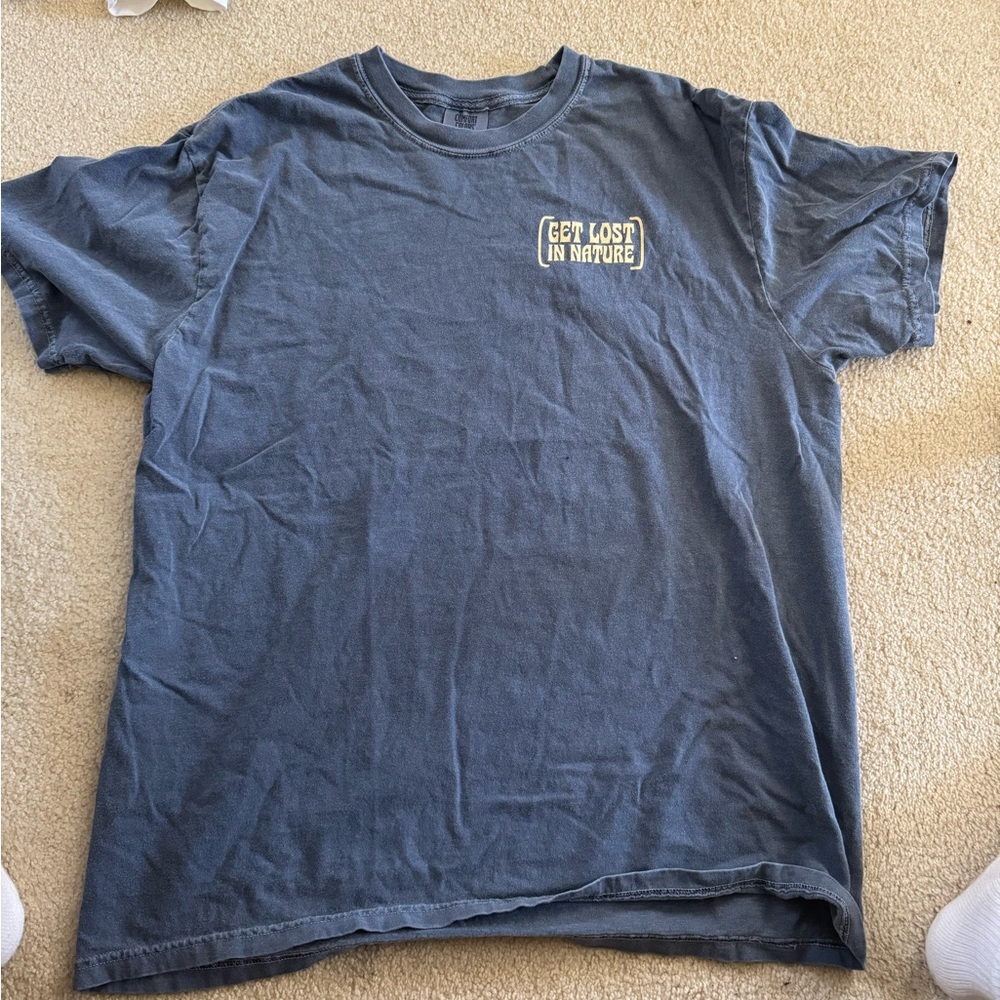 Comfort Colors Navy 'Get Lost In Nature' Short Sleeve Tee